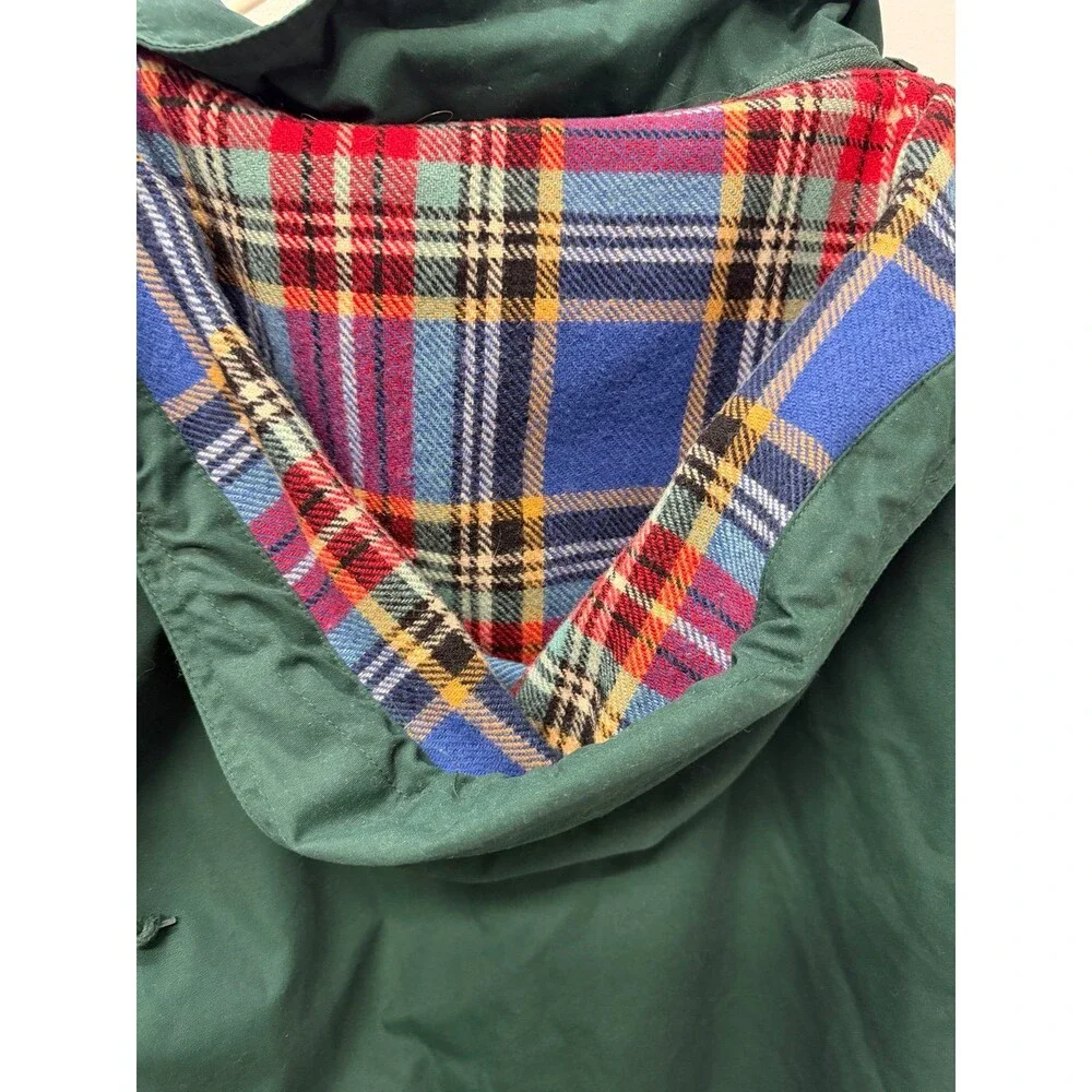 Vintage Eddie Bauer flannel lined winter coat